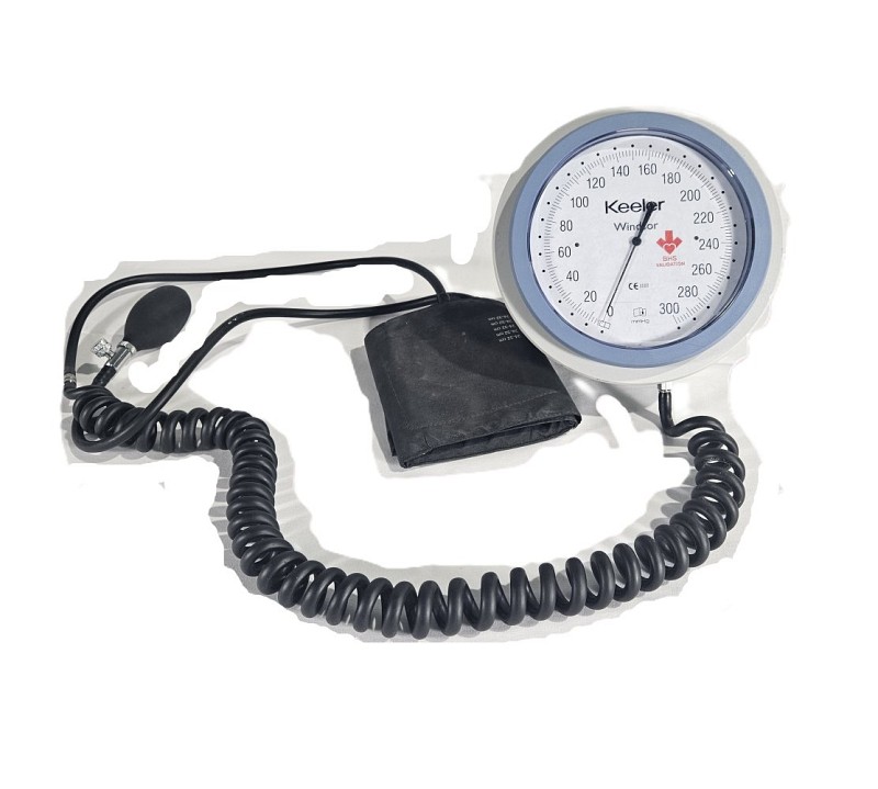 Wall Mounted Round Dial Blood Pressure With Cuff